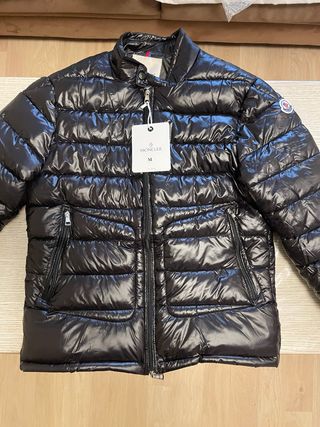 Abrigo Moncler Negro Talla M