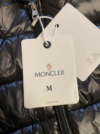 Abrigo Moncler Negro Talla M