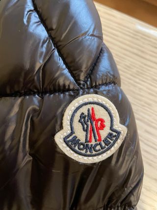 Abrigo Moncler Negro Talla M