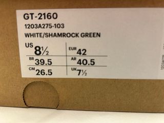 Zapatillas Asics GT2160 Plata y Blanco