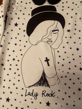 Vestido Aire Retro Estampado Estrellas