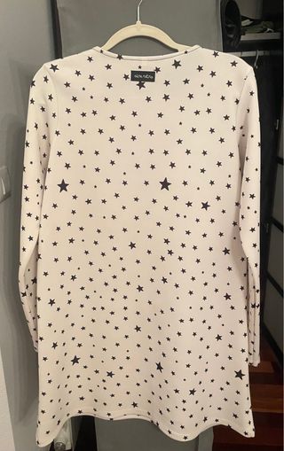 Vestido Aire Retro Estampado Estrellas