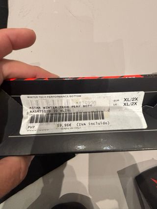 Pantalón Térmico Alpinestars Negro