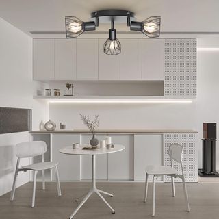 Lampada da soffitto con 3 faretti LED, faretto da soffitto aj