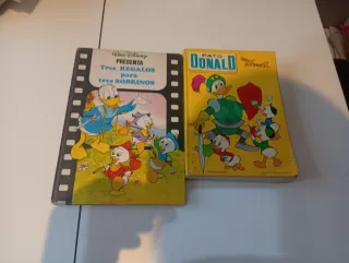 Dos libros años 80 del pato Donald y sus amigos