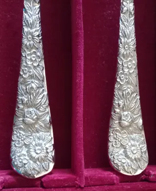 Juego Ensalada Bañado Plata auténtica