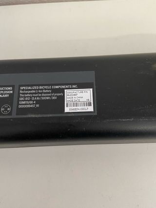 Batería Turbo Levo 500W