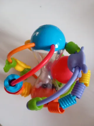 Sonajero para bebé multicolor