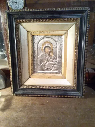 Icono Ruso Plata Ley 925 Firmado Camilletti