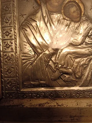 Icono Ruso Plata Ley 925 Firmado Camilletti