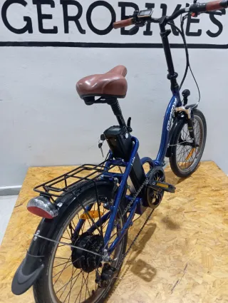 Bicicleta Eléctrica 9Transport Azul