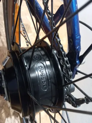 Bicicleta Eléctrica 9Transport Azul