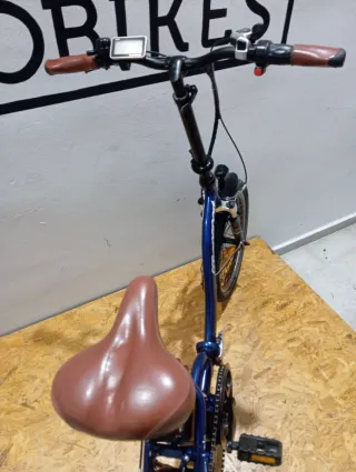 Bicicleta Eléctrica 9Transport Azul