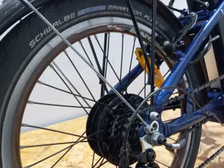 Bicicleta Eléctrica 9Transport Azul