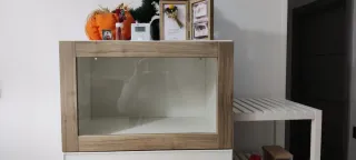 Vitrina Besta Ikea Madera y Cristal