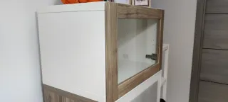 Vitrina Besta Ikea Madera y Cristal