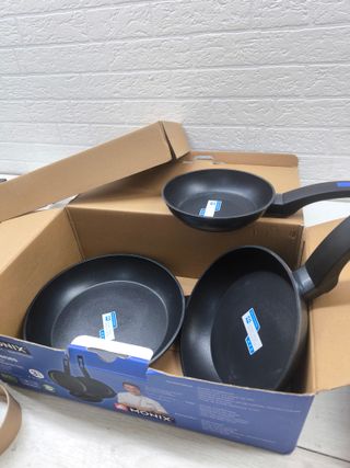 Set di 3 Padelle in Alluminio Forgiato Antiaderente senza PFOA di Monix