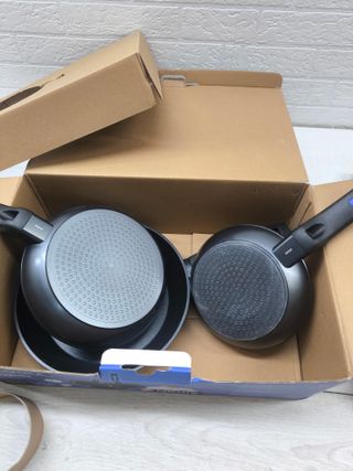 Set di 3 Padelle in Alluminio Forgiato Antiaderente senza PFOA di Monix