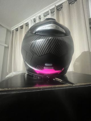 Casco Scorpion Exo-1400 Evo Air Negro/Rosa Talla S