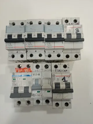 Interruptores Térmicos. Diferencial. Contactores.