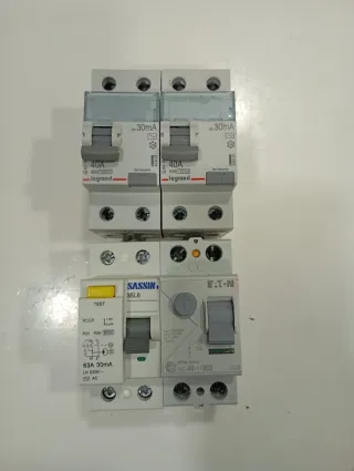 Interruptores Térmicos. Diferencial. Contactores.