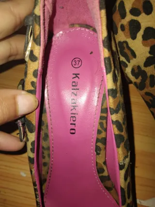 Tacones leopardo Kalzakiera Animal Print