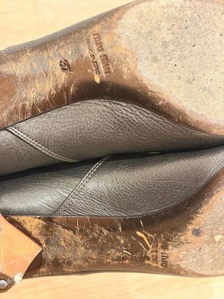 Botines Miu Miu con tacón bajo