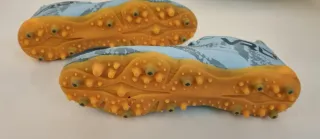 Zapatillas multitacos niño azul y amarillo