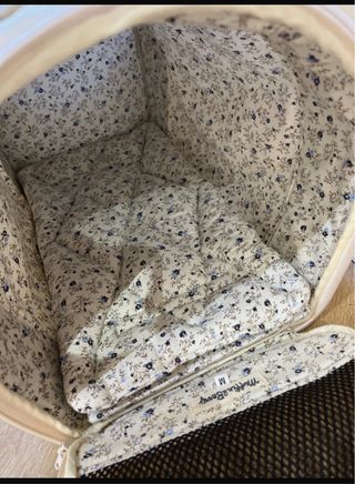 Bolsa transportín perro pequeño acolchada