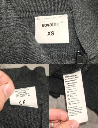 Chaqueta gris con rosa bordada