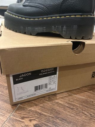 Stivali Dr. Martens neri in pelle nuovi