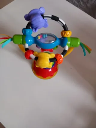 Sonajero para bebé con sujeción de ventosa