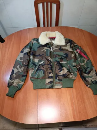Chaqueta Alpha Industries Talla S Camuflaje