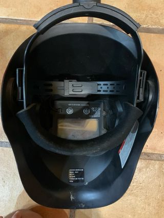 Máscara de soldar Stayer Roja Nueva.