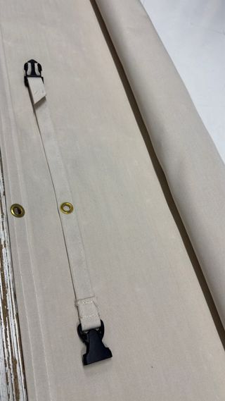 Cortina corredera con ojales NUEVA