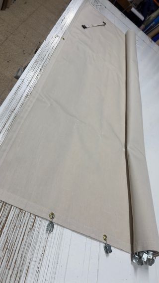 Cortina corredera con ojales NUEVA