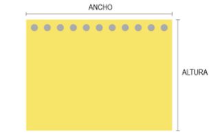 Cortina corredera con ojales NUEVA