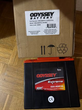Bateria ligera odyssey extreme racing 25