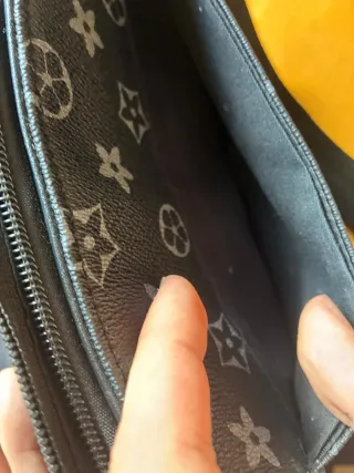 Bolso bandolera hombre estampado