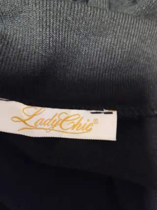 Vestito donna invernale nero e giallo