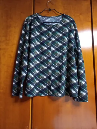 Jersey señora estampado cuadros