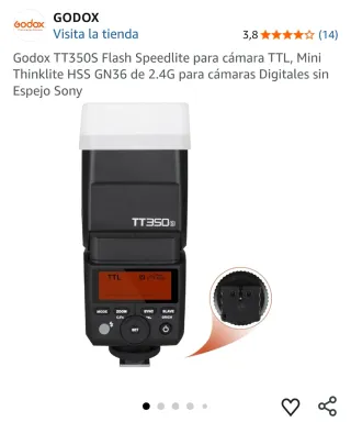 Godox TT350S Flash TTL Mini Speedlite