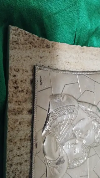 Lamina Argento Quadretto Religioso