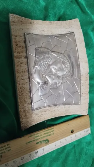 Lamina Argento Quadretto Religioso