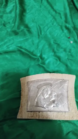 Lamina Argento Quadretto Religioso