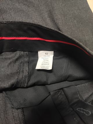 Pantalón de vestir gris caballero