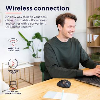 - Trust Fyda Ratón Inalámbrico Recargable, Diseñ