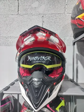 Casco moto Trail X-Cross. Nuevo. Varios colores