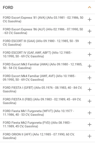 Bomba de Agua Ford Fiesta Escort MkI