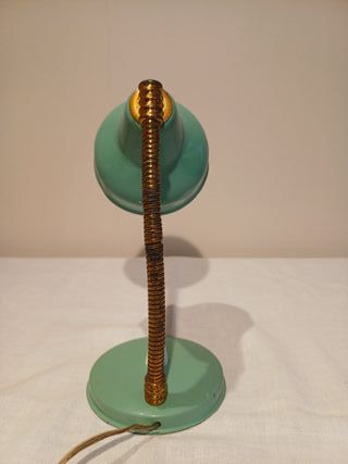Lampada da tavolo vintage verde